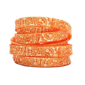 AcrossSea Shoelace 47" Flat Paisley Shoelaces Colourful Shoelaces for Sneakers Athletic sport/Running Adults Kids