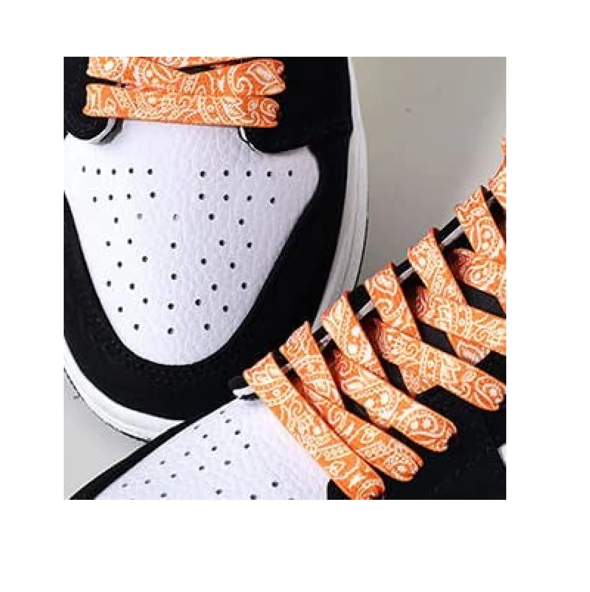 AcrossSea Shoelace 47" Flat Paisley Shoelaces Colourful Shoelaces for Sneakers Athletic sport/Running Adults Kids