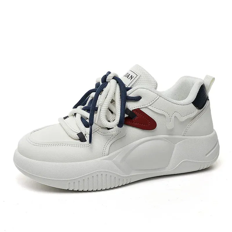 Amozae-2024 Fashionable and comfortable non-slip sneakers women's spring wide fat feet outdoor versatile soft-soled casual trendy shoes