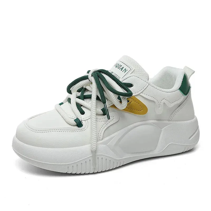 Amozae-2024 Fashionable and comfortable non-slip sneakers women's spring wide fat feet outdoor versatile soft-soled casual trendy shoes