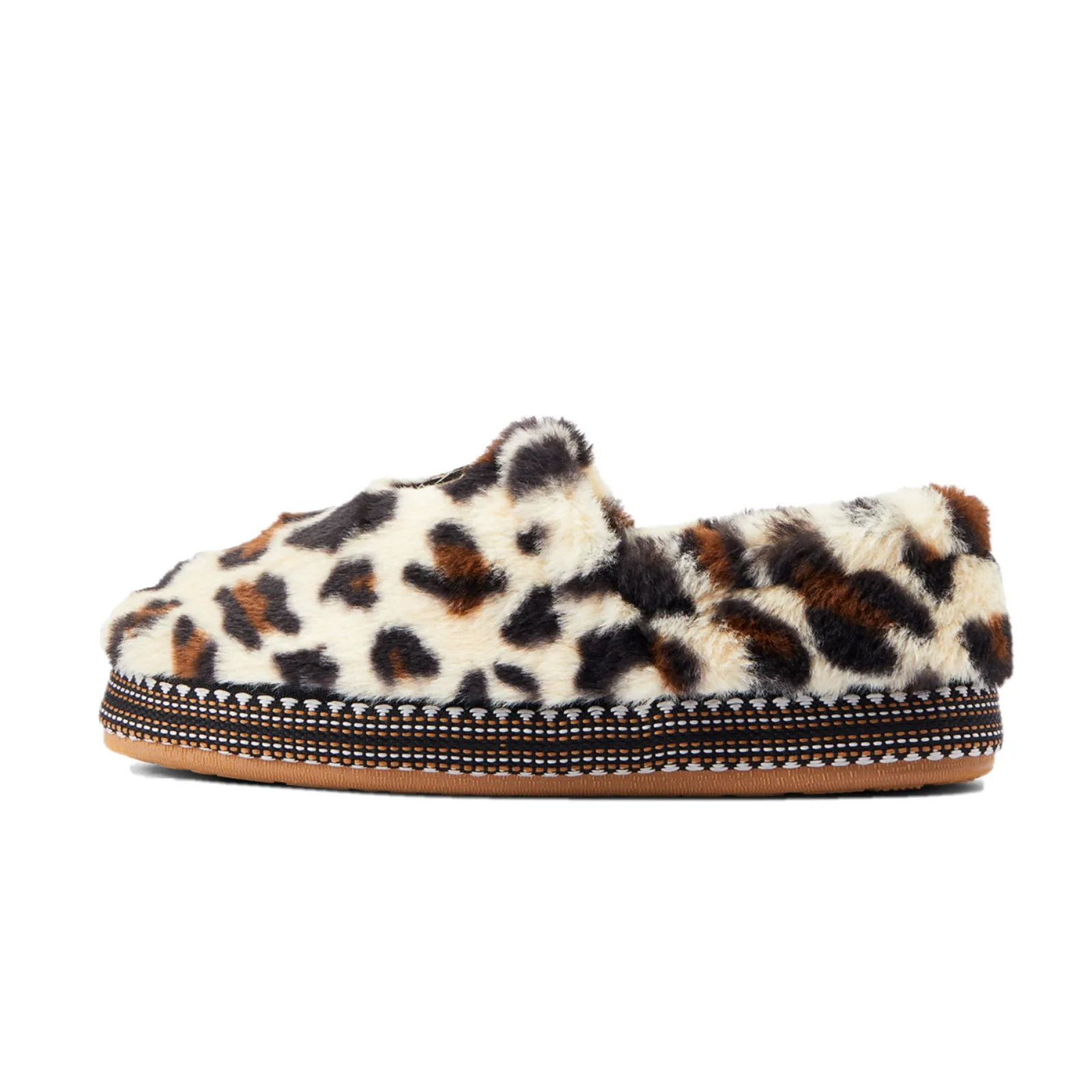 Ariat Ladies Snuggle Cream Leopard Slippers AR2271-114