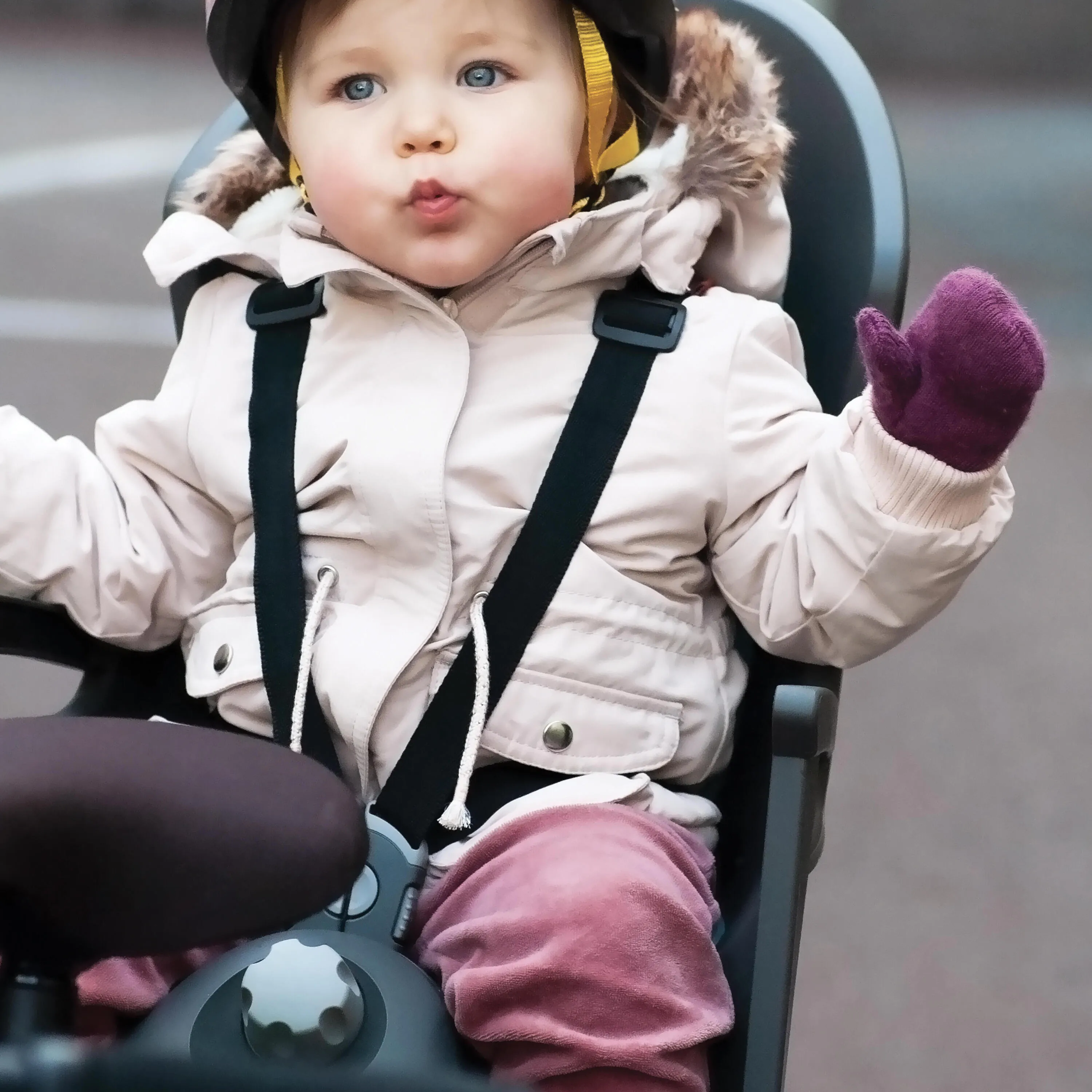 Children's bicycle seat Hamax Chill Mounting to the trunk