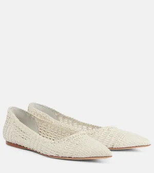 Gabriela Hearst Milos woven leather ballet flats