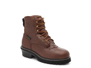 Georgia Boot Logger waterproof boots, dark brown
