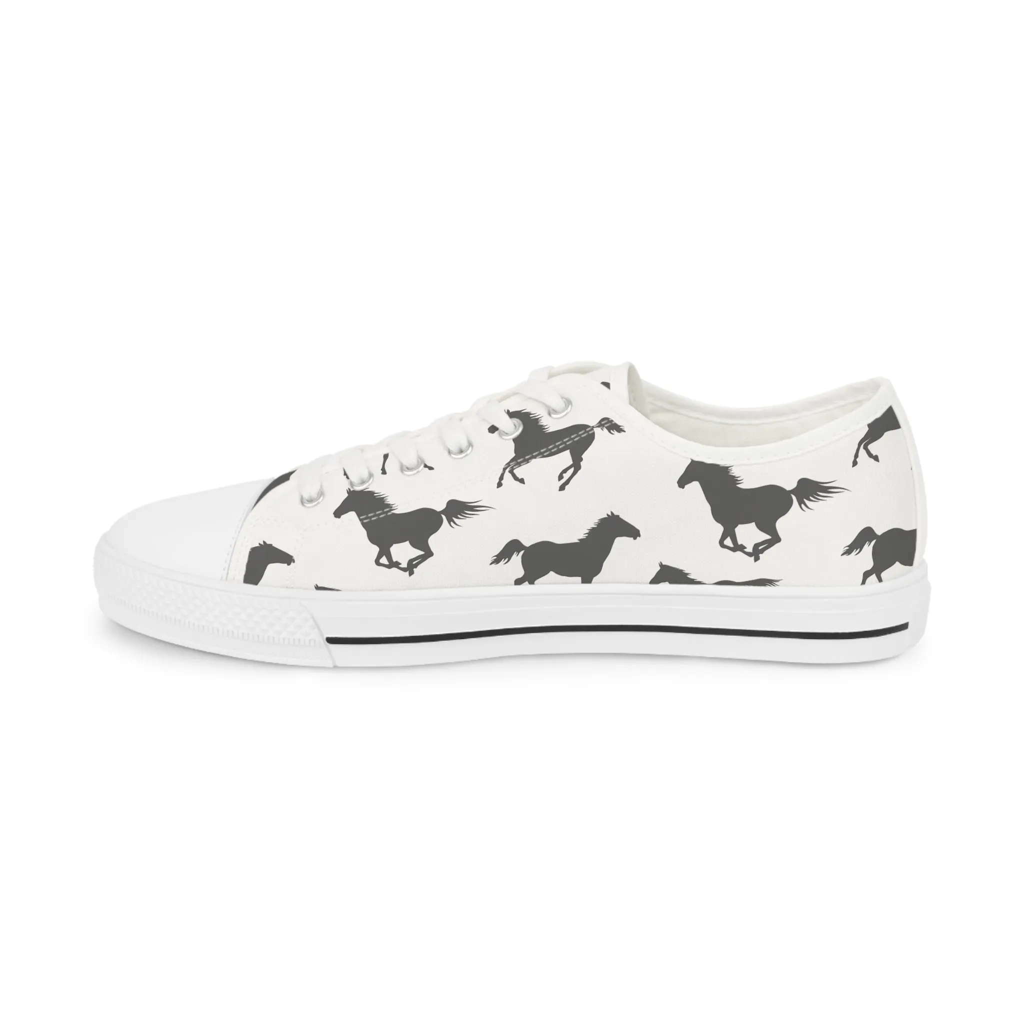 Horse Men's Low Top Sneakers