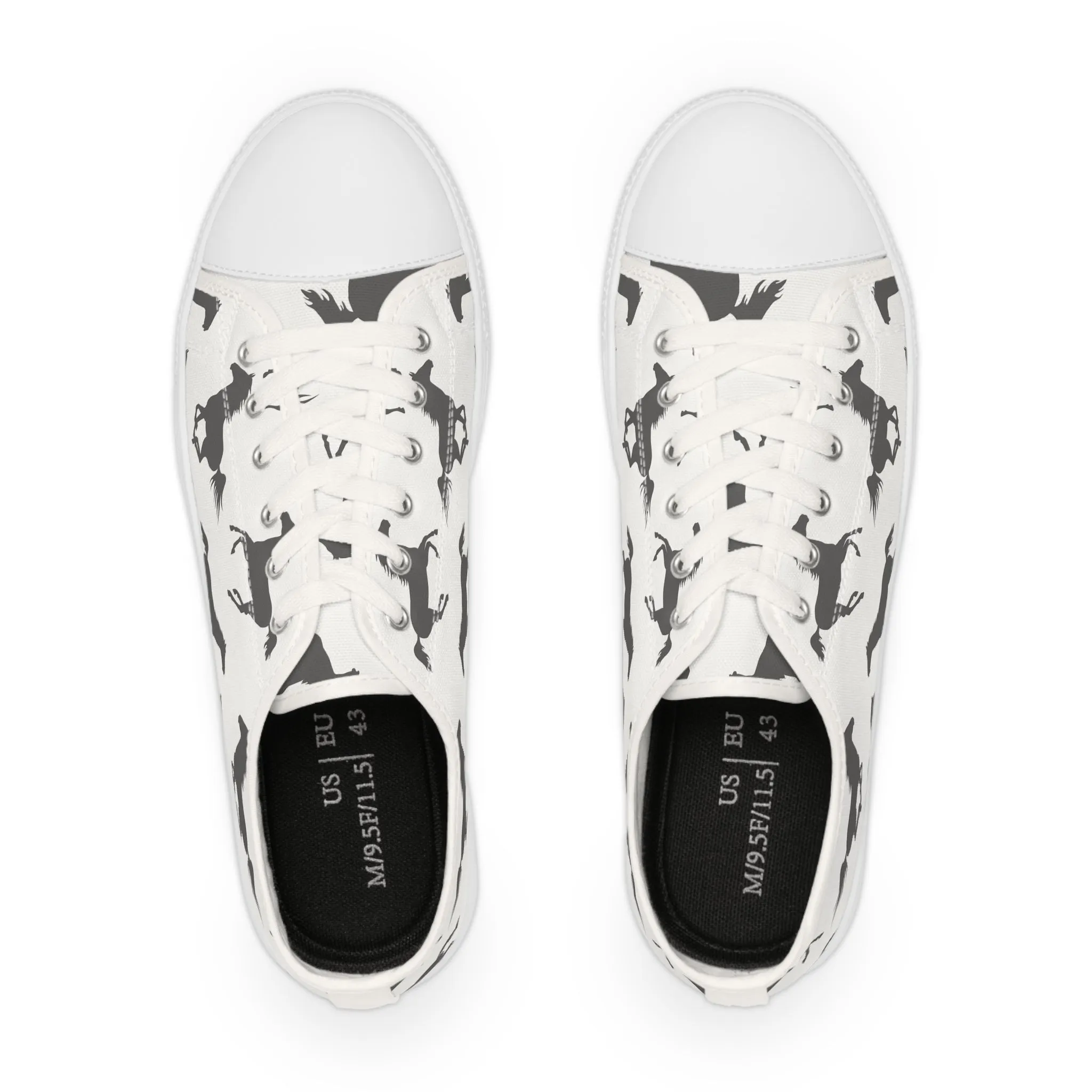 Horse Men's Low Top Sneakers