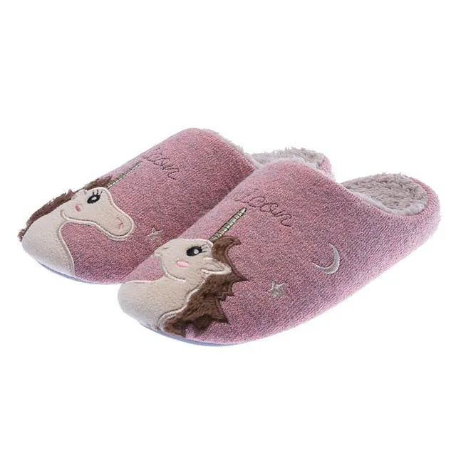 Moon Unicorn Slippers