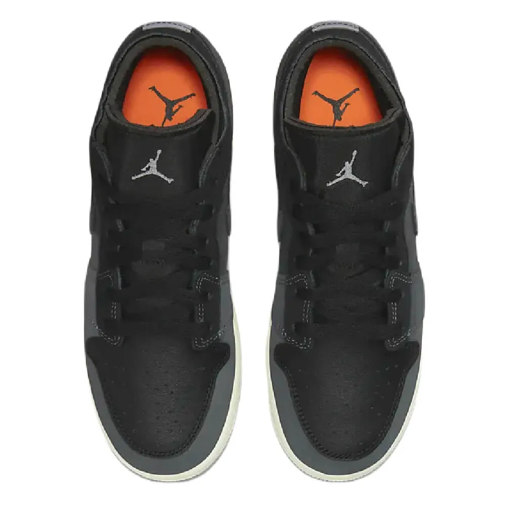 Nike Air Jordan 1 Low SE Craft, Dark Grey/Black/Beige