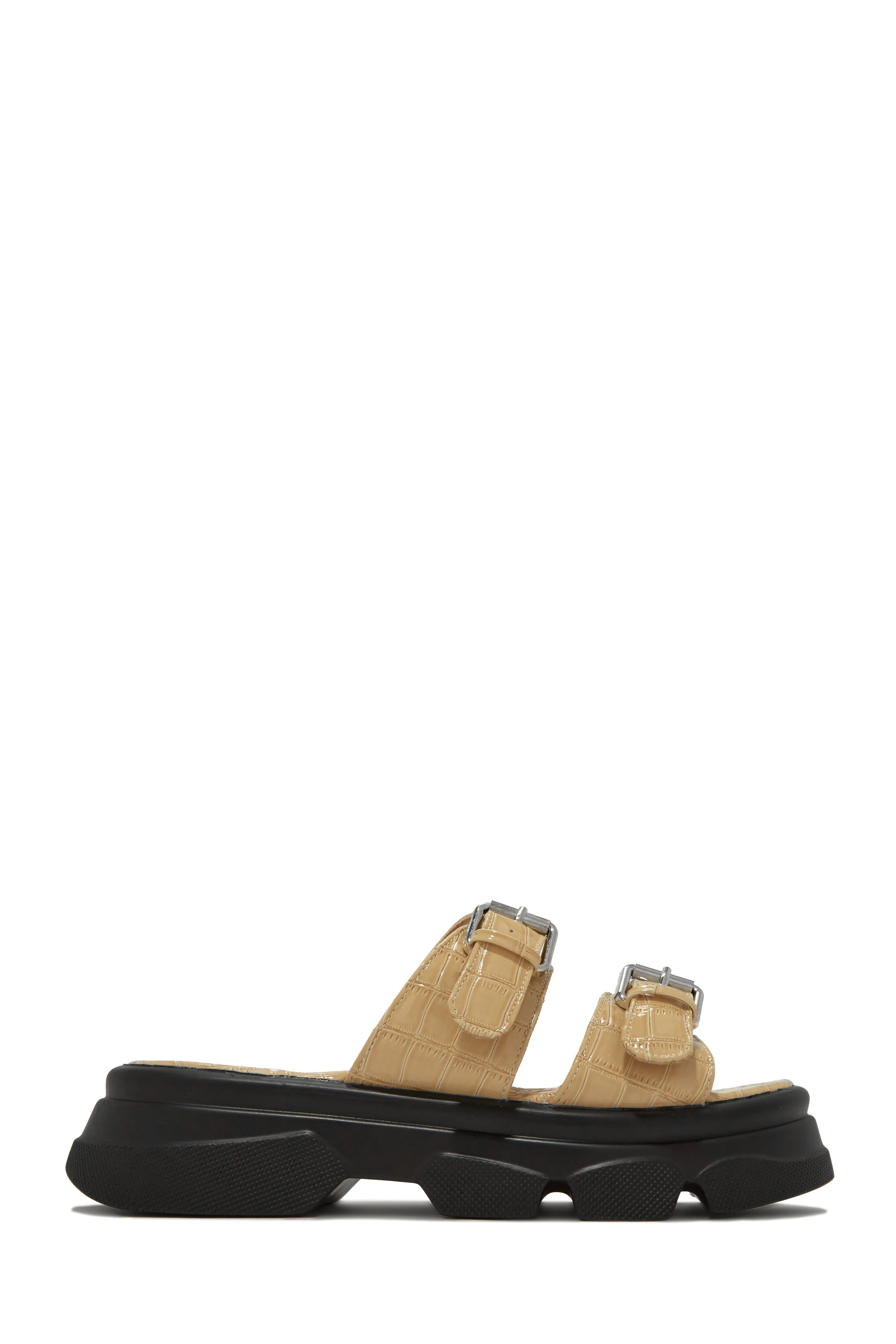 Rosaly Slip On Sandals - Nude
