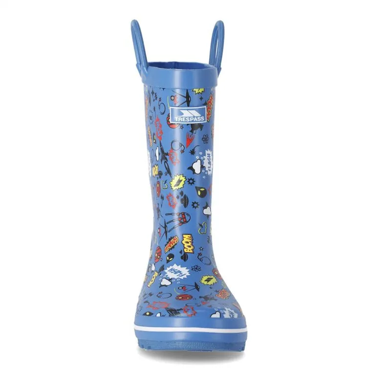 Trespass Kids Wellies With Pull Handles