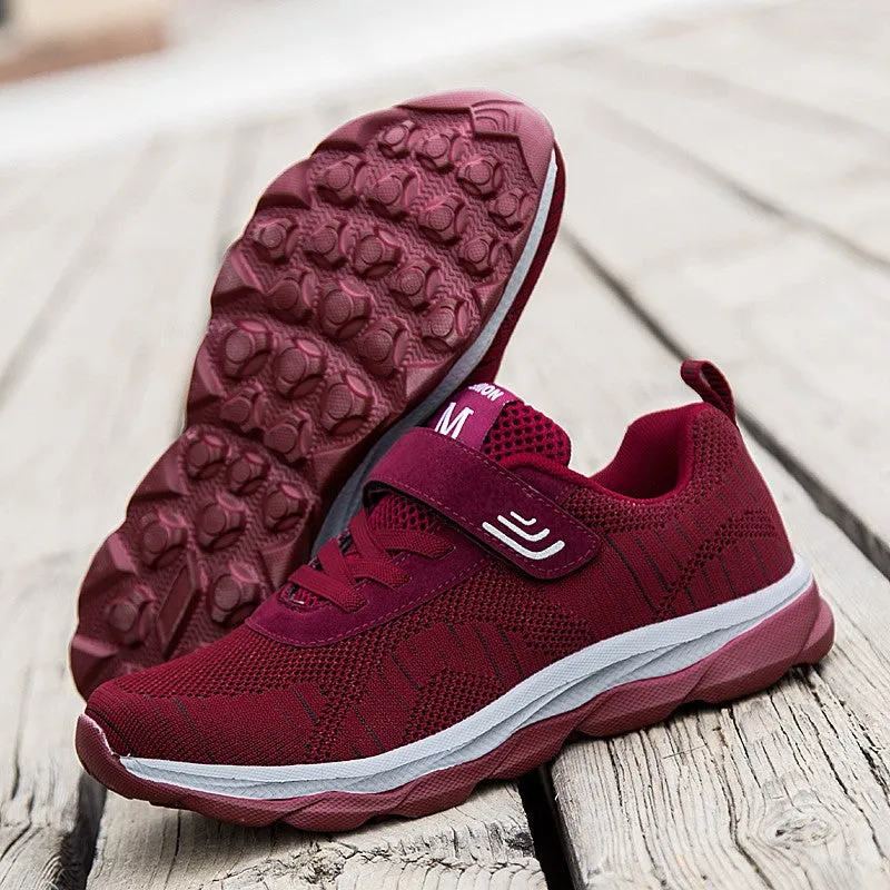 Women's breathable anti-skid platform tennis sneakers