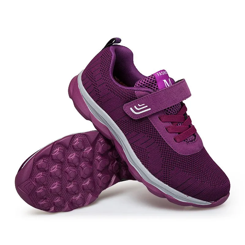 Women's breathable anti-skid platform tennis sneakers
