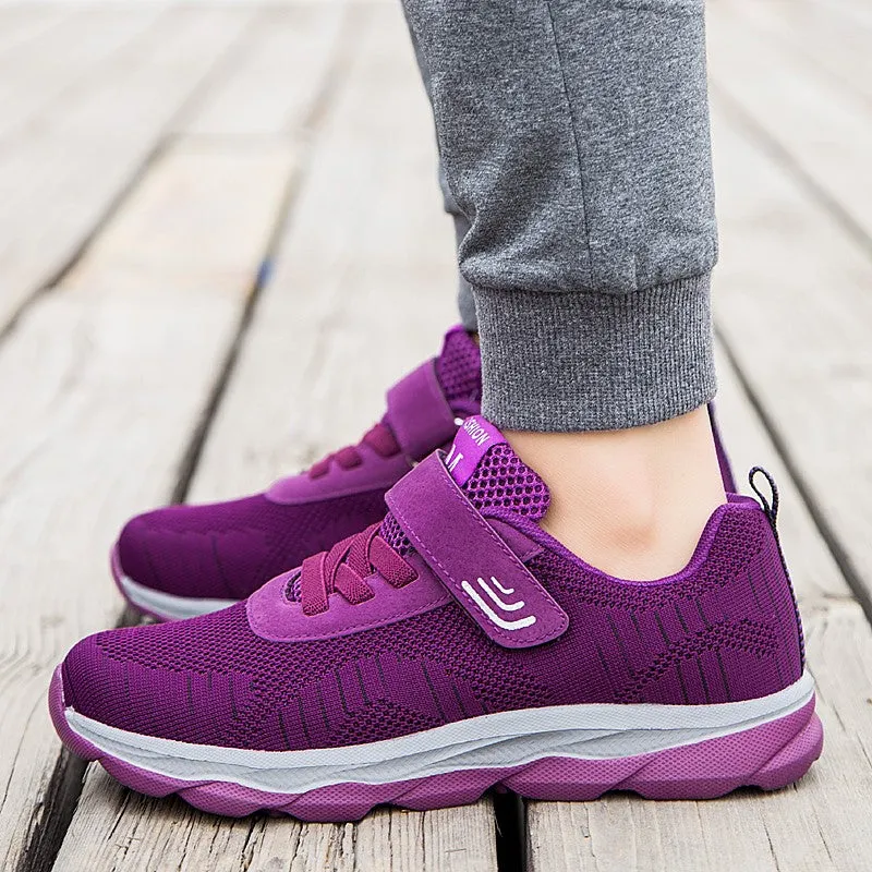 Women's breathable anti-skid platform tennis sneakers