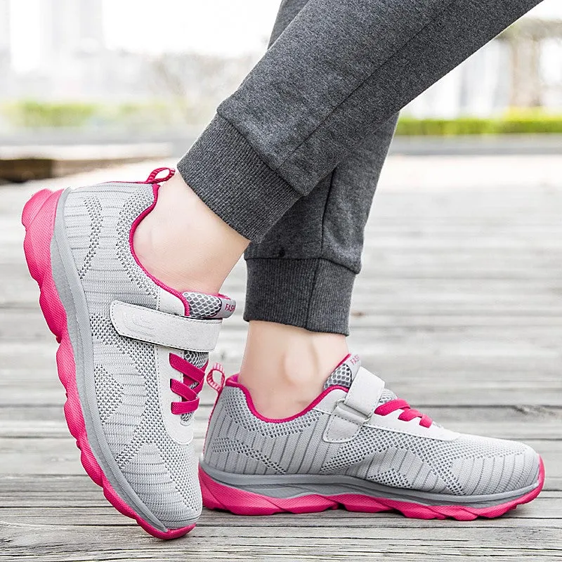 Women's breathable anti-skid platform tennis sneakers