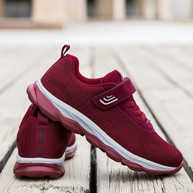 Women's breathable anti-skid platform tennis sneakers