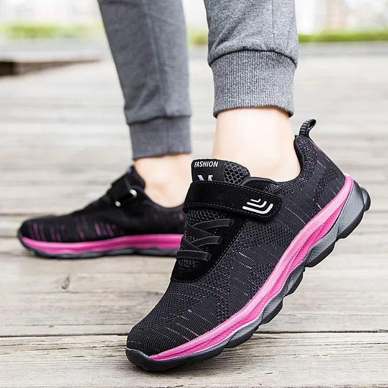 Women's breathable anti-skid platform tennis sneakers