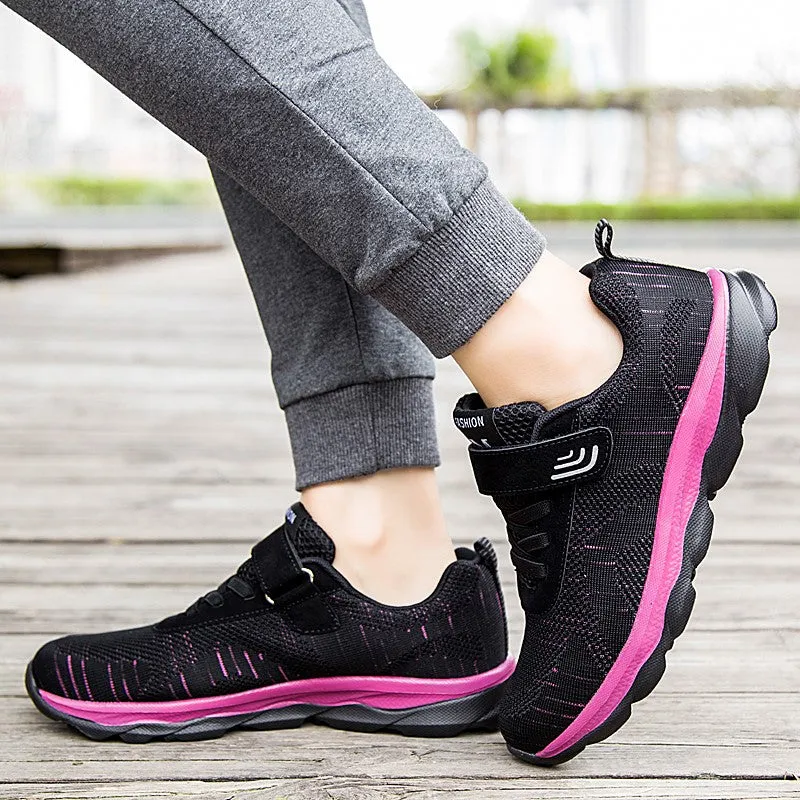 Women's breathable anti-skid platform tennis sneakers