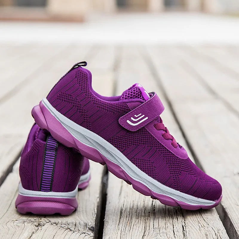 Women's breathable anti-skid platform tennis sneakers