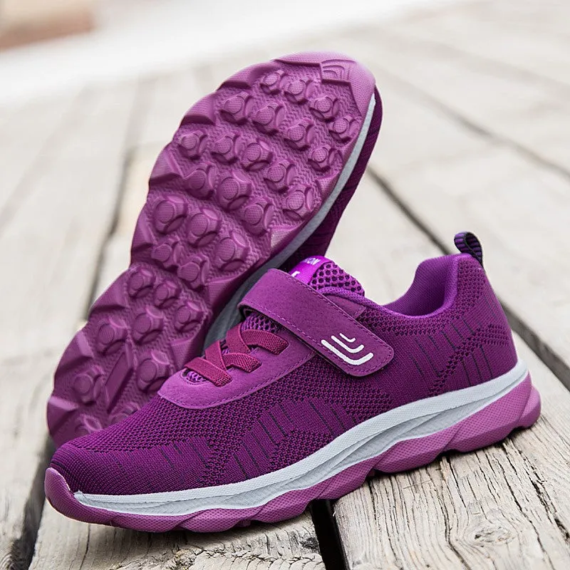 Women's breathable anti-skid platform tennis sneakers