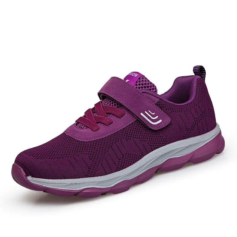 Women's breathable anti-skid platform tennis sneakers