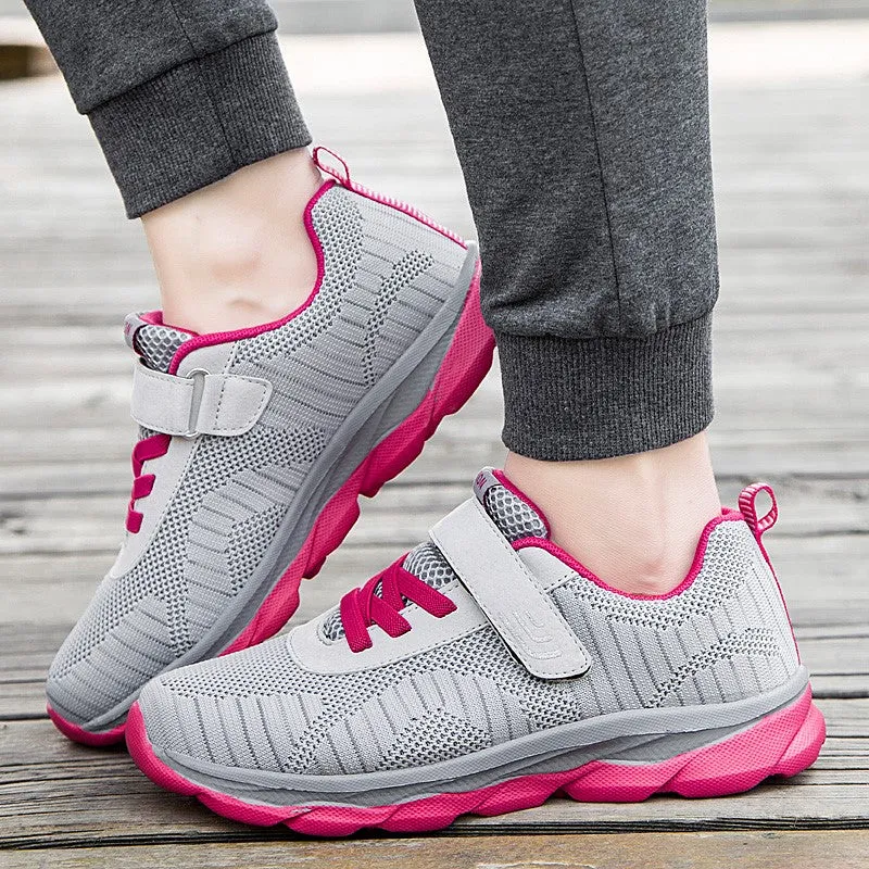 Women's breathable anti-skid platform tennis sneakers